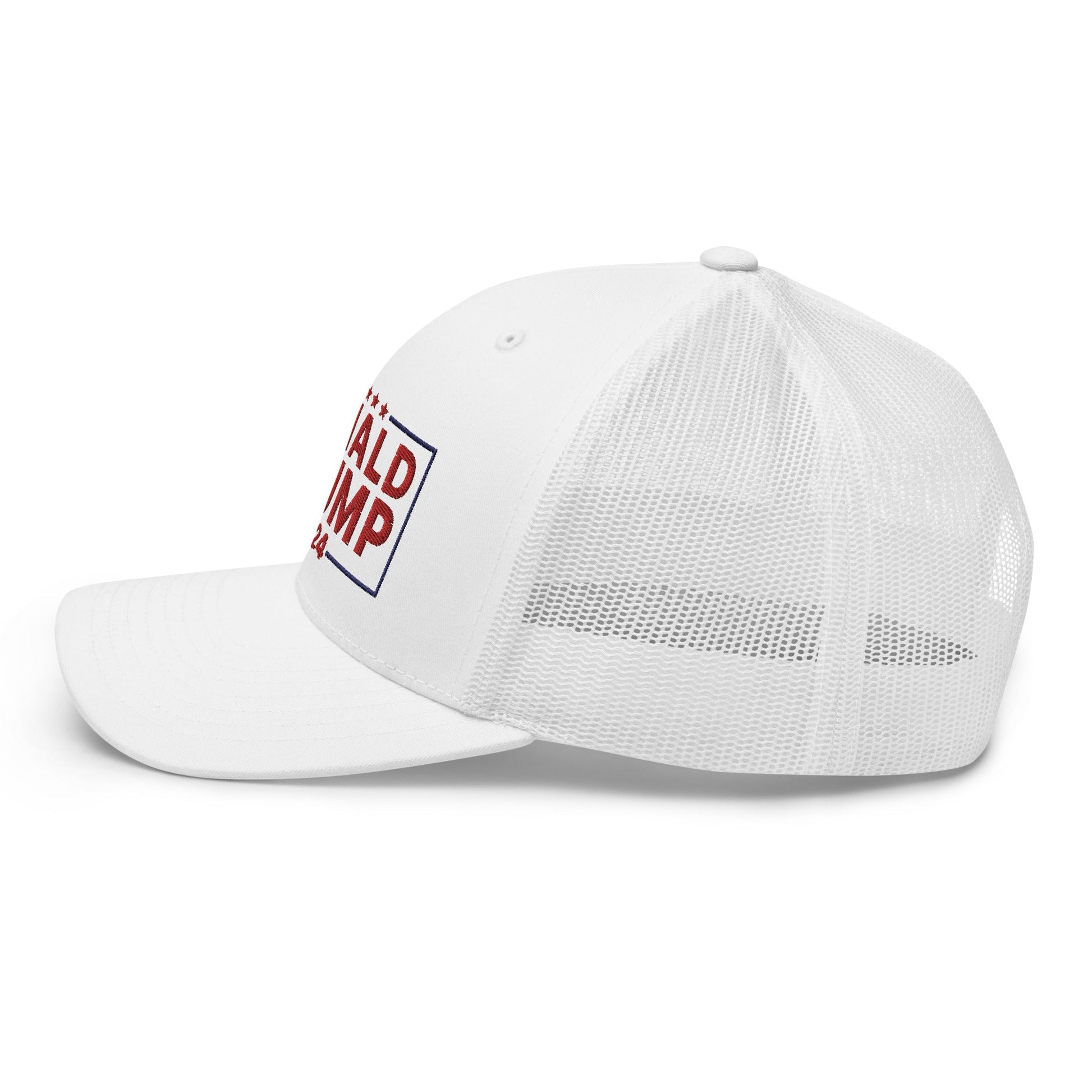 2024 Donald Trump Snapback Trucker Hat White