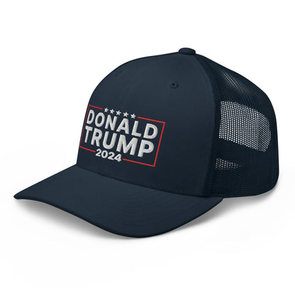 2024 Donald Trump Snapback Trucker Hat Navy