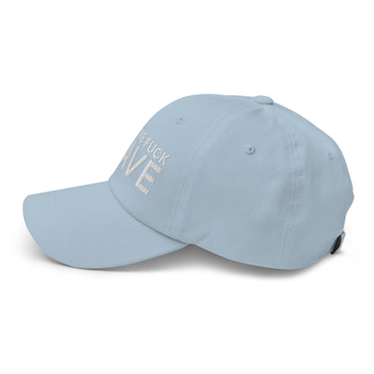 After We Fuck Leave Dad Hat Light Blue