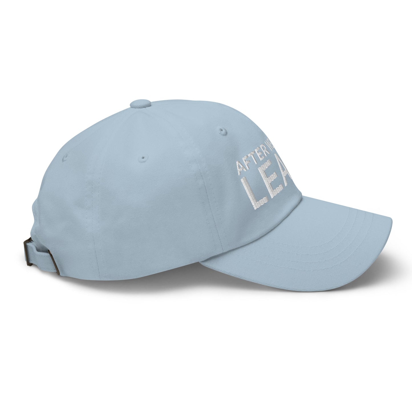 After We Fuck Leave Dad Hat Light Blue