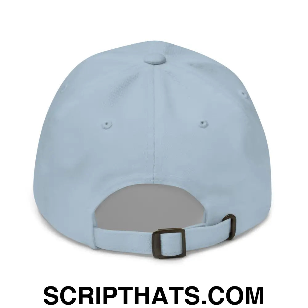 After We Fuck Leave Dad Hat Light Blue