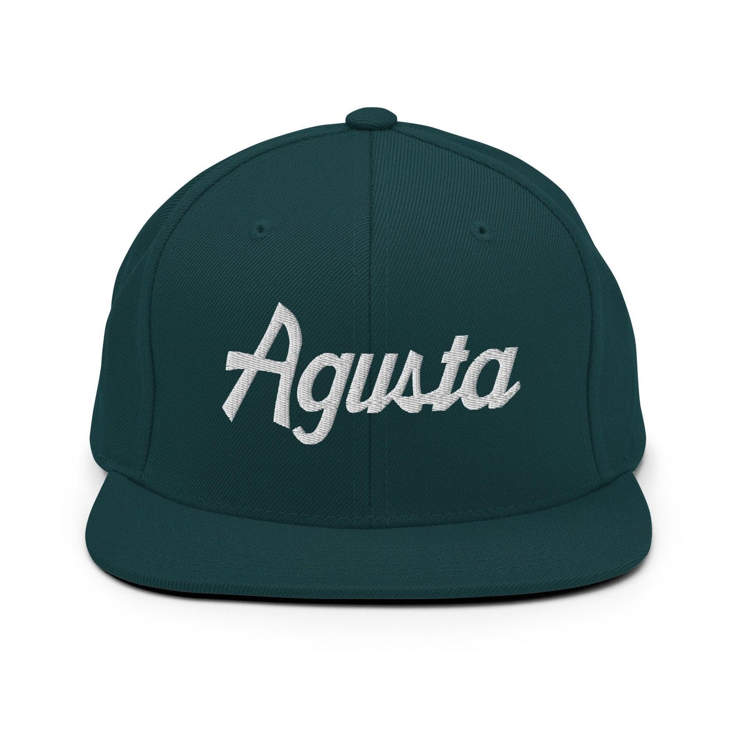 Agusta Script Snapback Hat Spruce