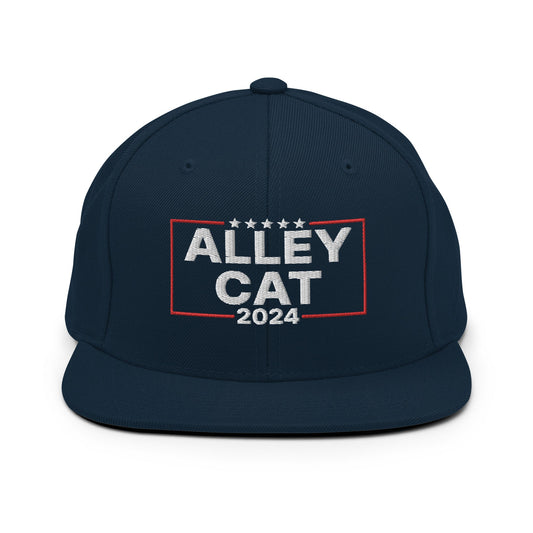 Alley Cat 2024 Snapback Hat Dark Navy