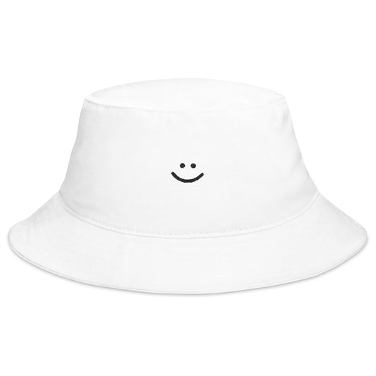 Amy Yang Smiley Face Golf Bucket Hat White