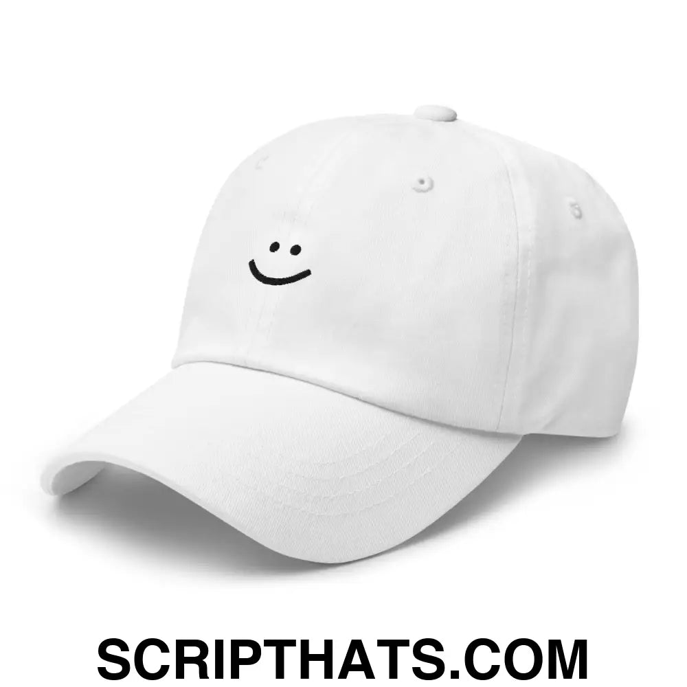 Amy Yang Smiley Face Golf Dad Hat White