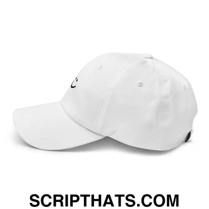 Amy Yang Smiley Face Golf Dad Hat White