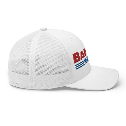 Bad Day to Be a Hot Dog Retro Trucker Hat White