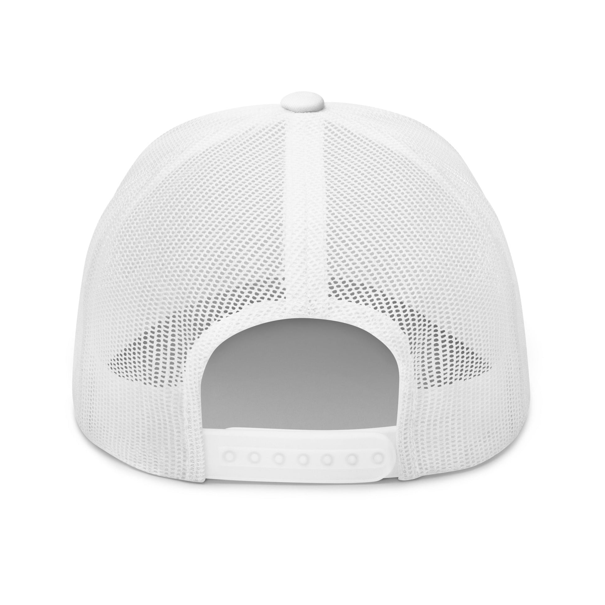 Bad Day to Be a Hot Dog Retro Trucker Hat White