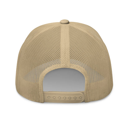 Born Free But Now I'm Expensive Retro Trucker Hat Khaki