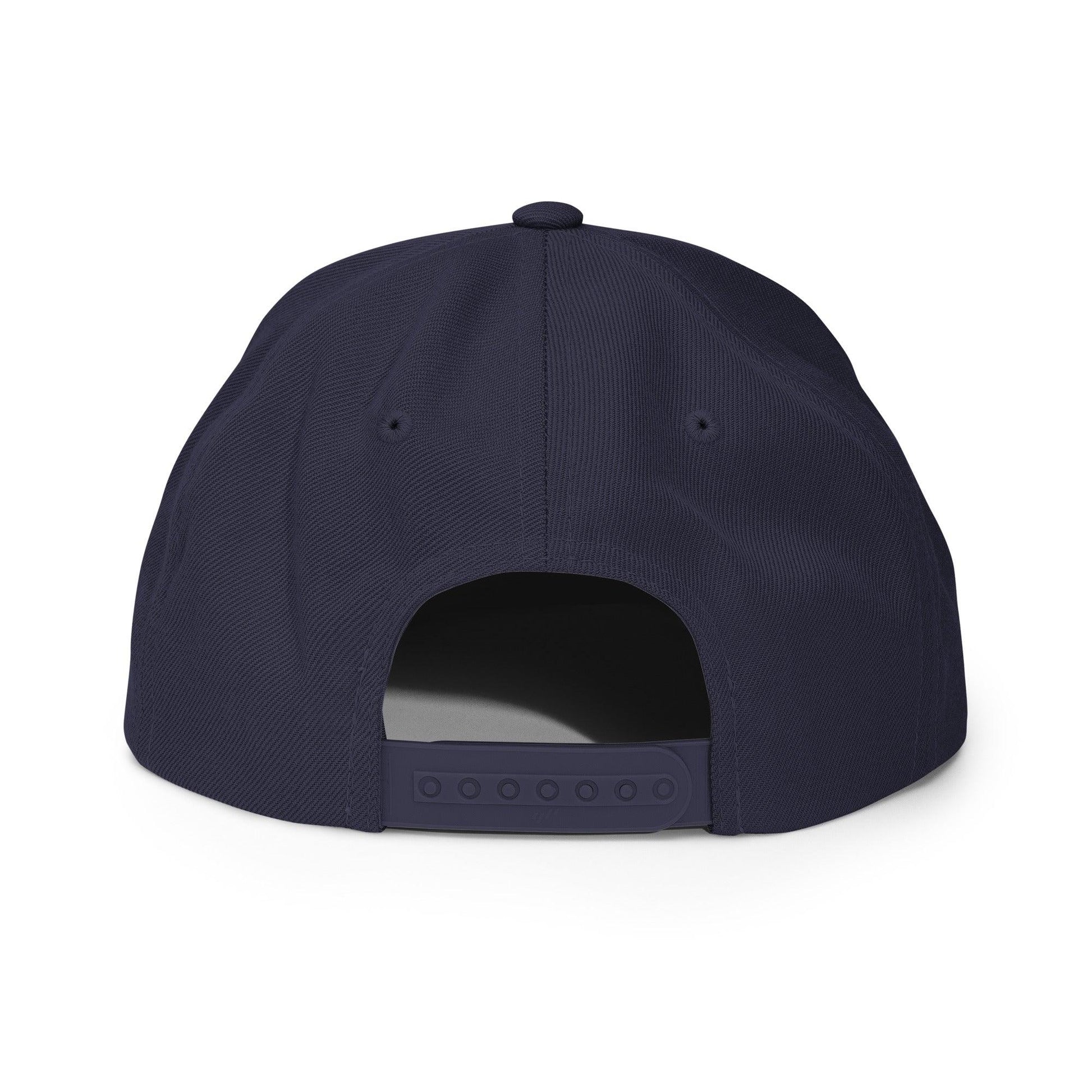 Brownies Script Snapback Hat Navy