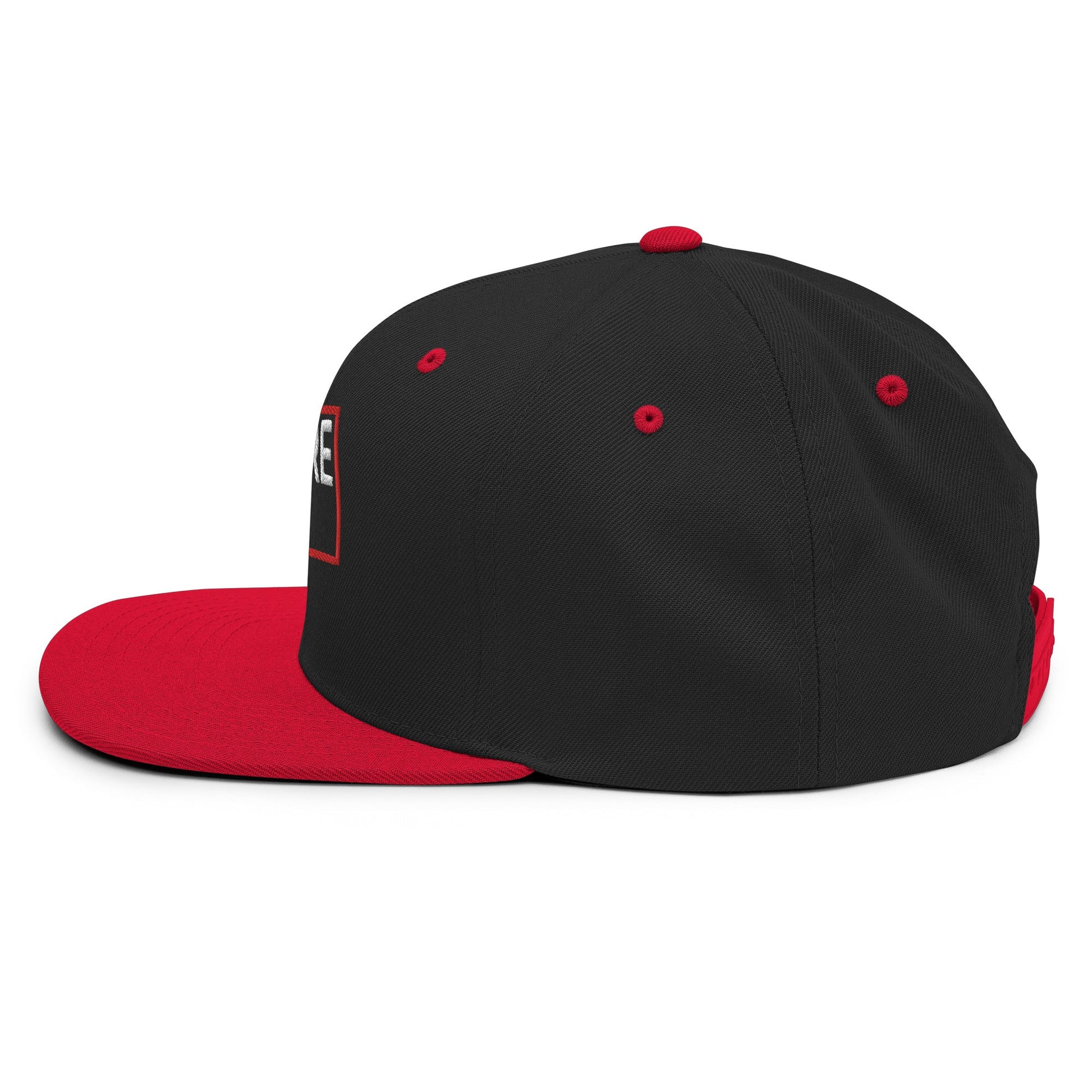 Cabs Are Here Bill Brim Snapback Hat Black Red