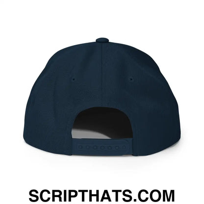 Cabs Are Here Bill Brim Snapback Hat Dark Navy