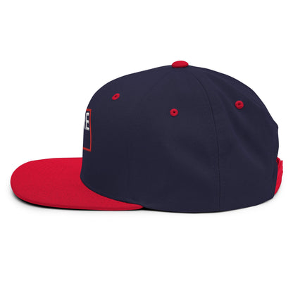 Cabs Are Here Bill Brim Snapback Hat Navy Red