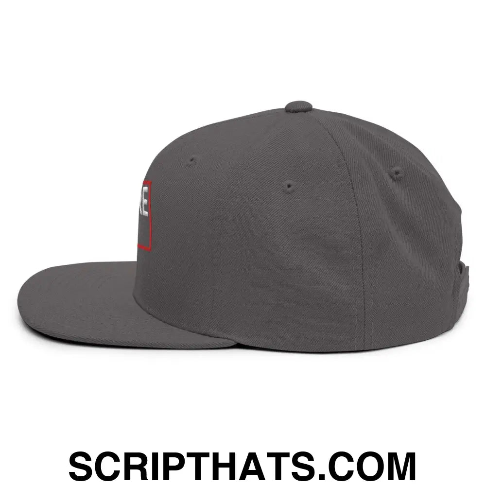 Cabs Are Here Bill Brim Snapback Hat Dark Grey