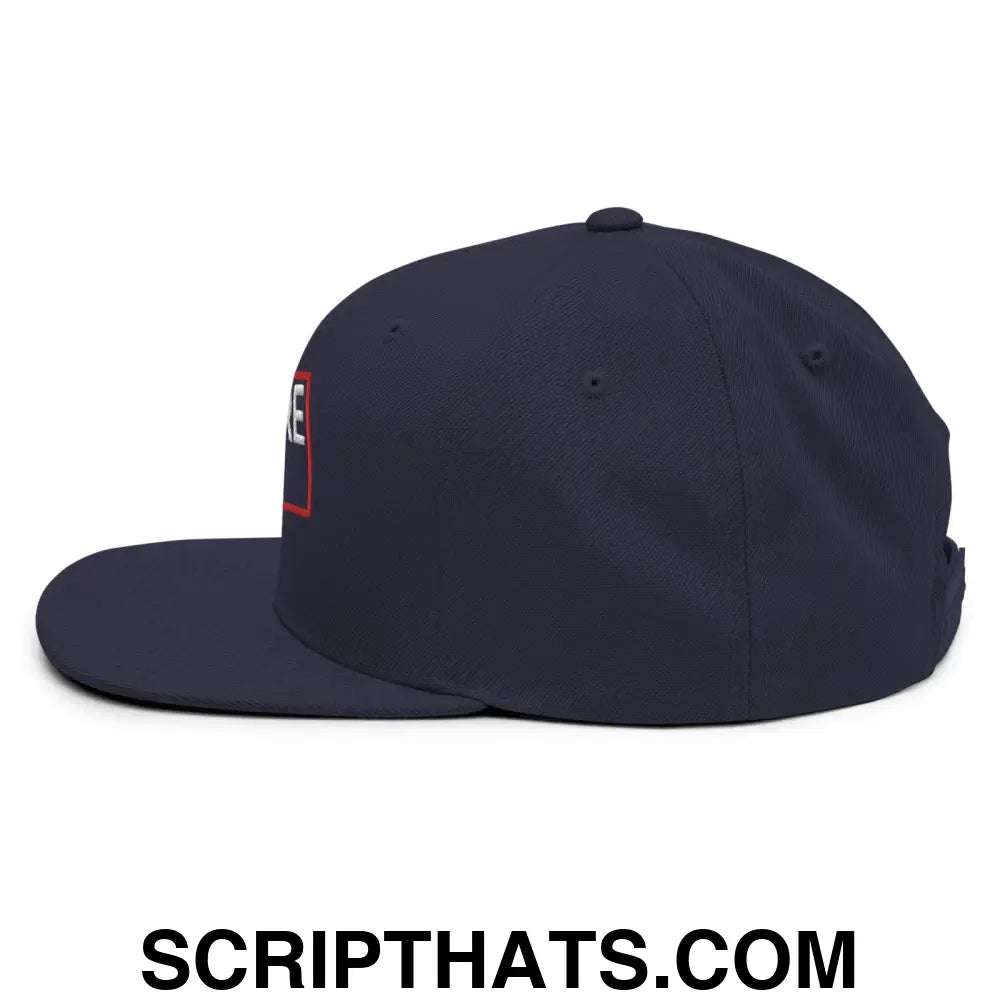 Cabs Are Here Bill Brim Snapback Hat Navy