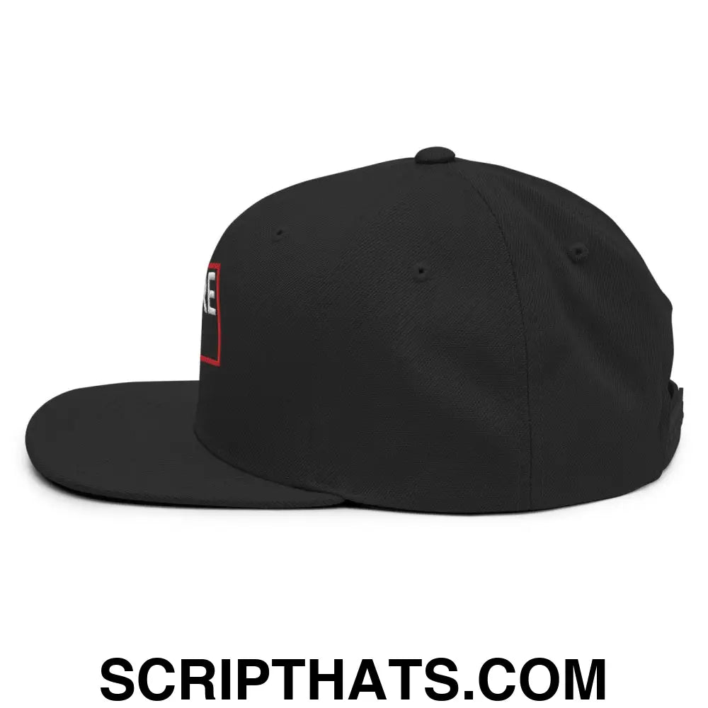 Cabs Are Here Bill Brim Snapback Hat Black