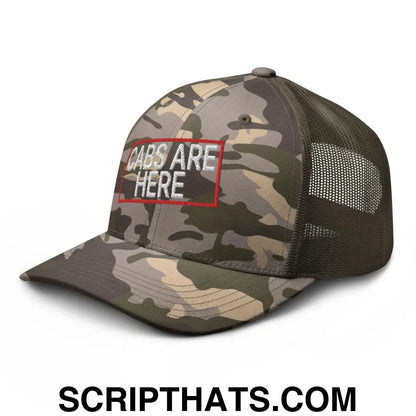 Cabs Are Here Camo Trucker Hat Camo Olive