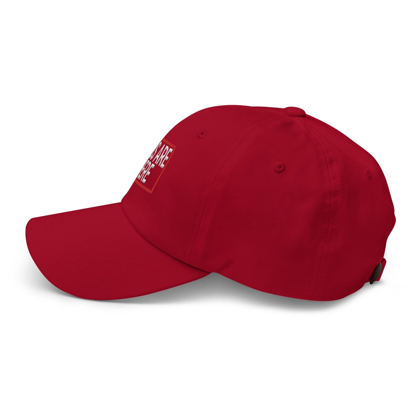 Cabs Are Here Dad Hat Cranberry