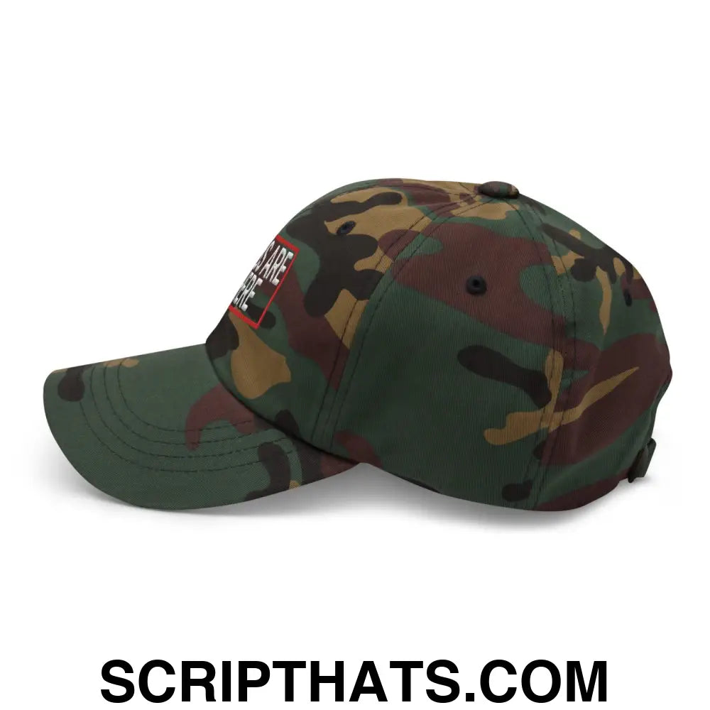 Cabs Are Here Dad Hat Green Camo