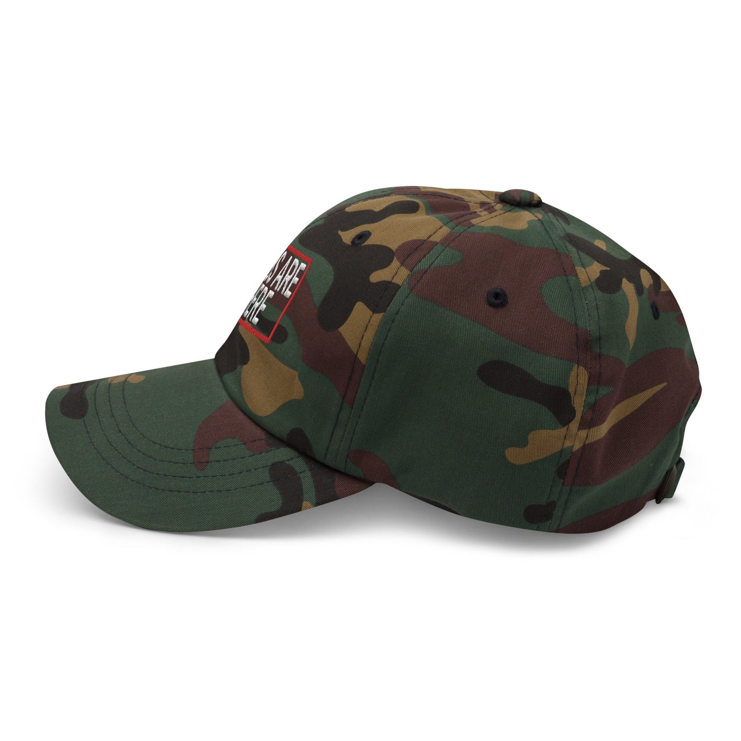 Cabs Are Here Dad Hat Green Camo