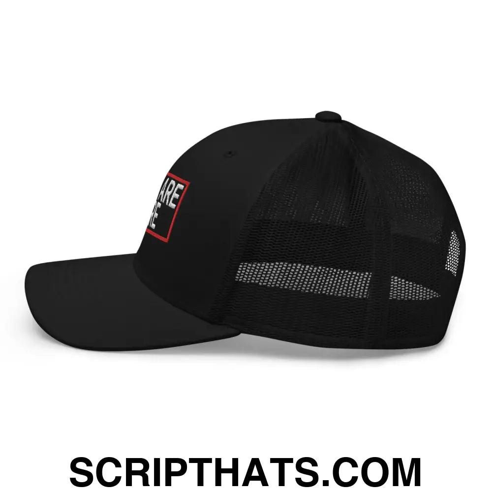 Cabs Are Here Retro Trucker Hat Black