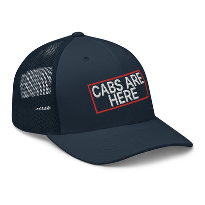 Cabs Are Here Retro Trucker Hat Navy