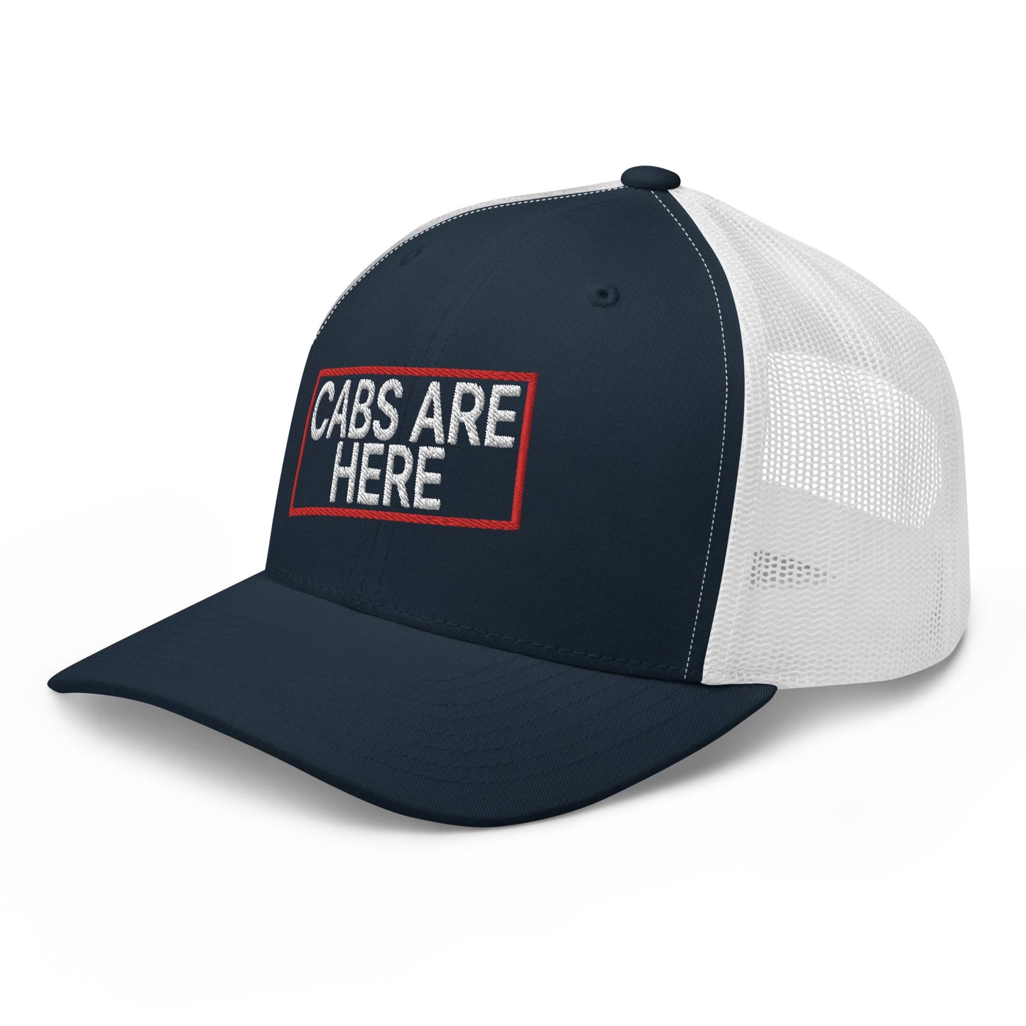 Cabs Are Here Retro Trucker Hat Navy White