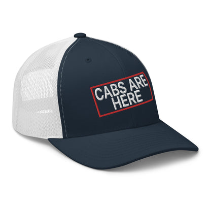 Cabs Are Here Retro Trucker Hat Navy White