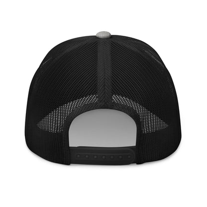 Cabs Are Here Retro Trucker Hat Heather Black