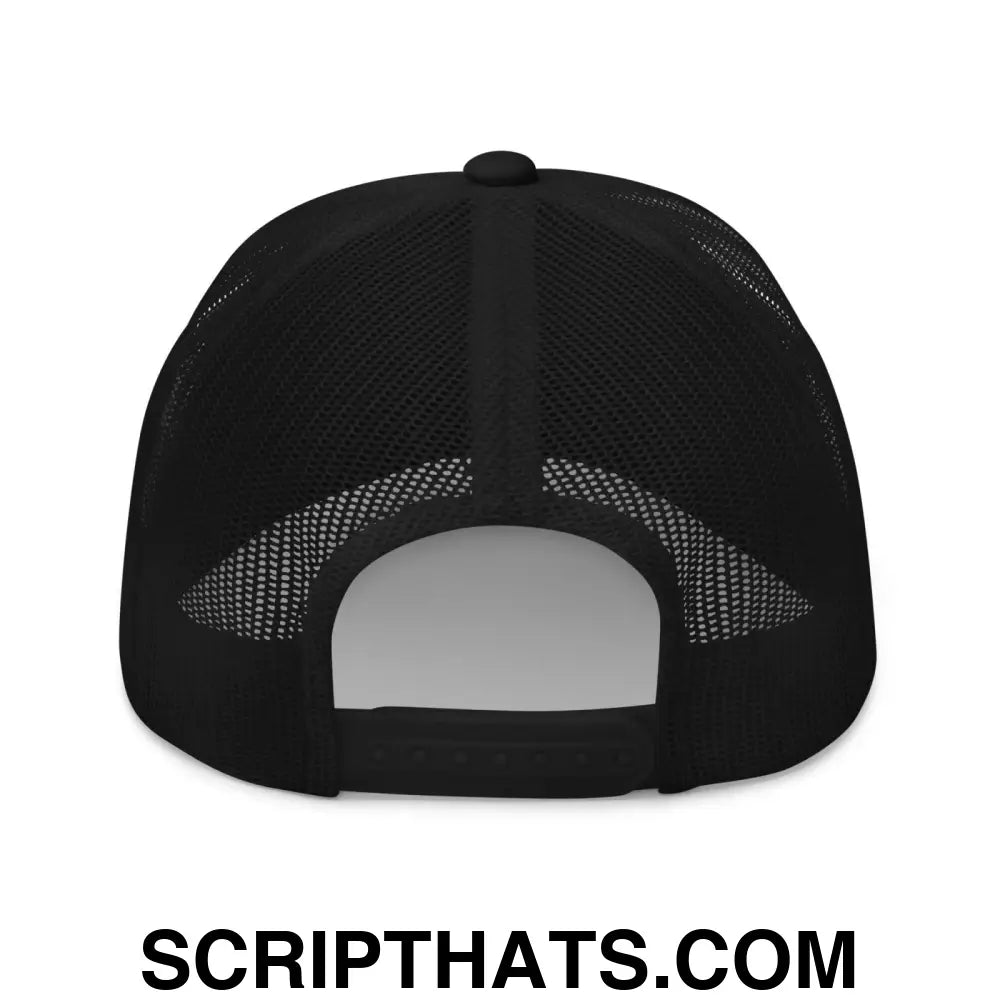 Cabs Are Here Retro Trucker Hat Black