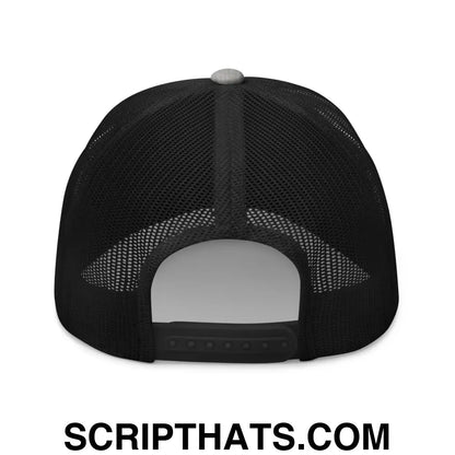 Cabs Are Here Retro Trucker Hat Heather Black