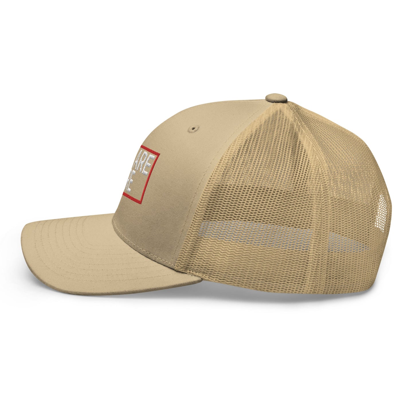 Cabs Are Here Retro Trucker Hat Khaki