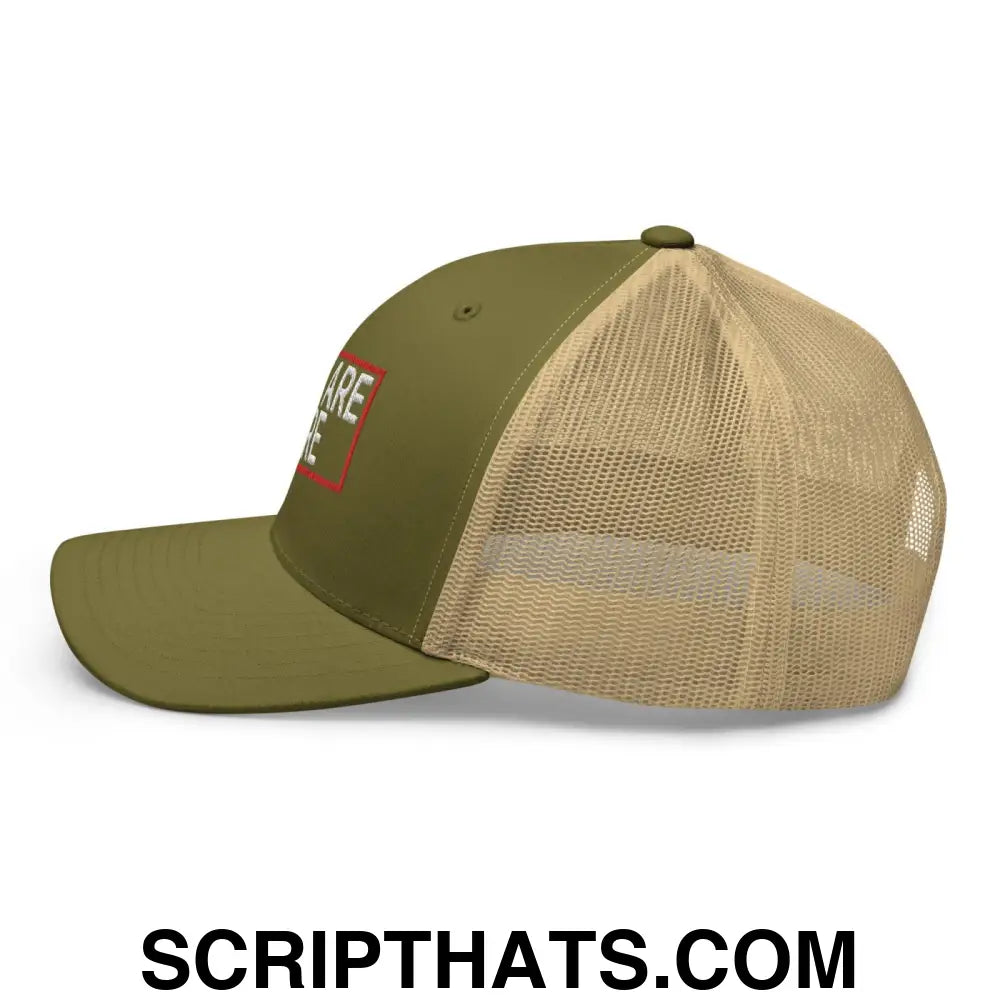 Cabs Are Here Retro Trucker Hat Moss Khaki