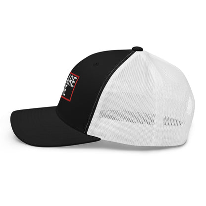 Cabs Are Here Retro Trucker Hat Black White