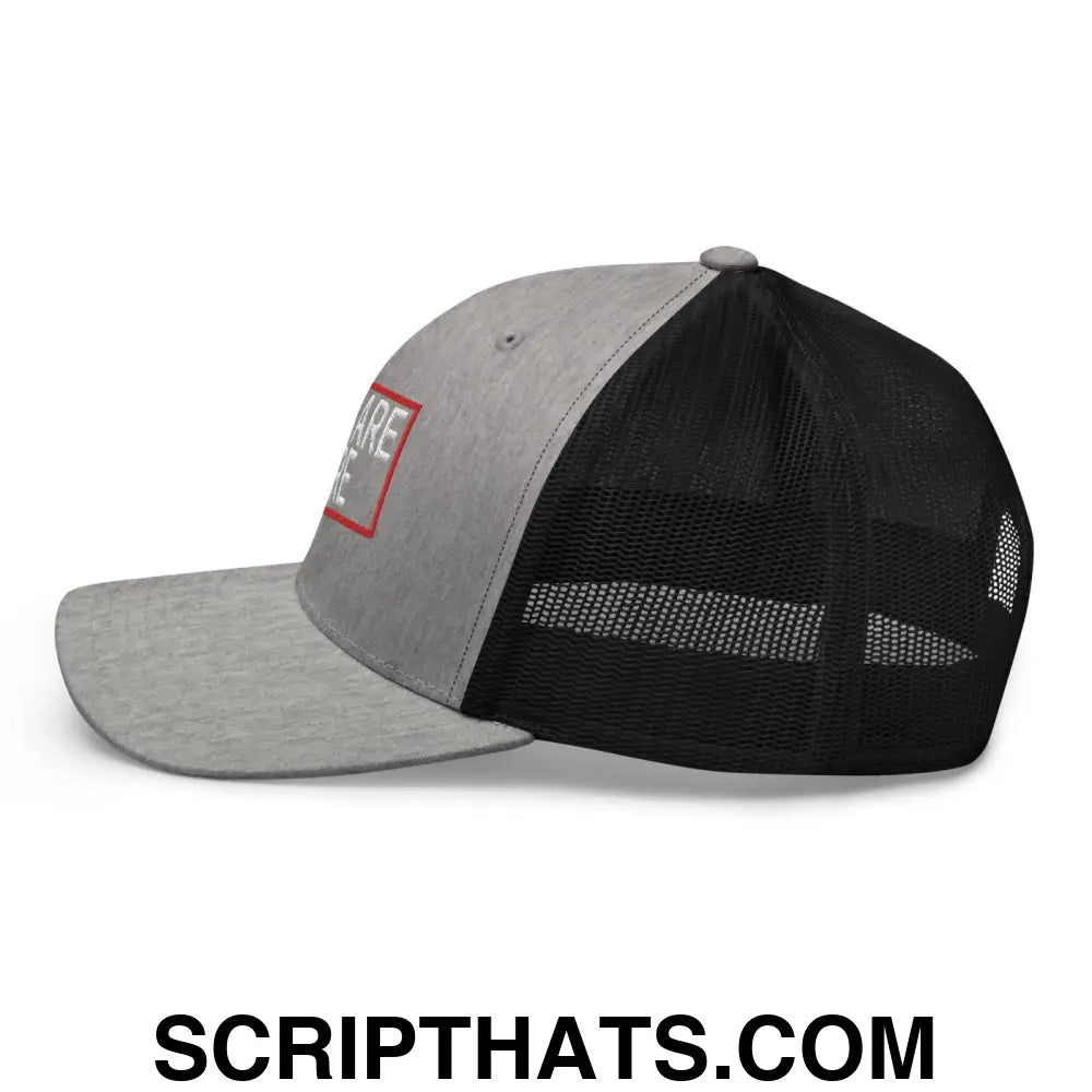 Cabs Are Here Retro Trucker Hat Heather Black