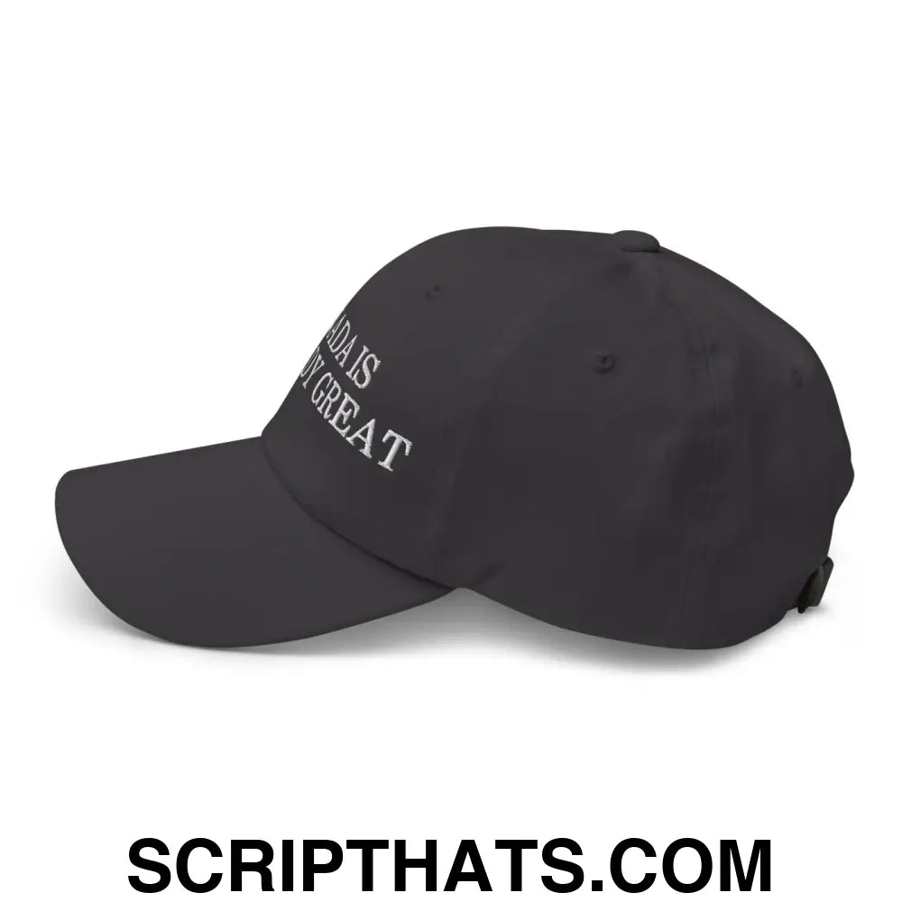 Canada is Already Great Embroidered Dad Hat Dark Grey