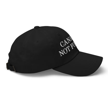 Canada is not for Sale Embroidered Dad Hat Black