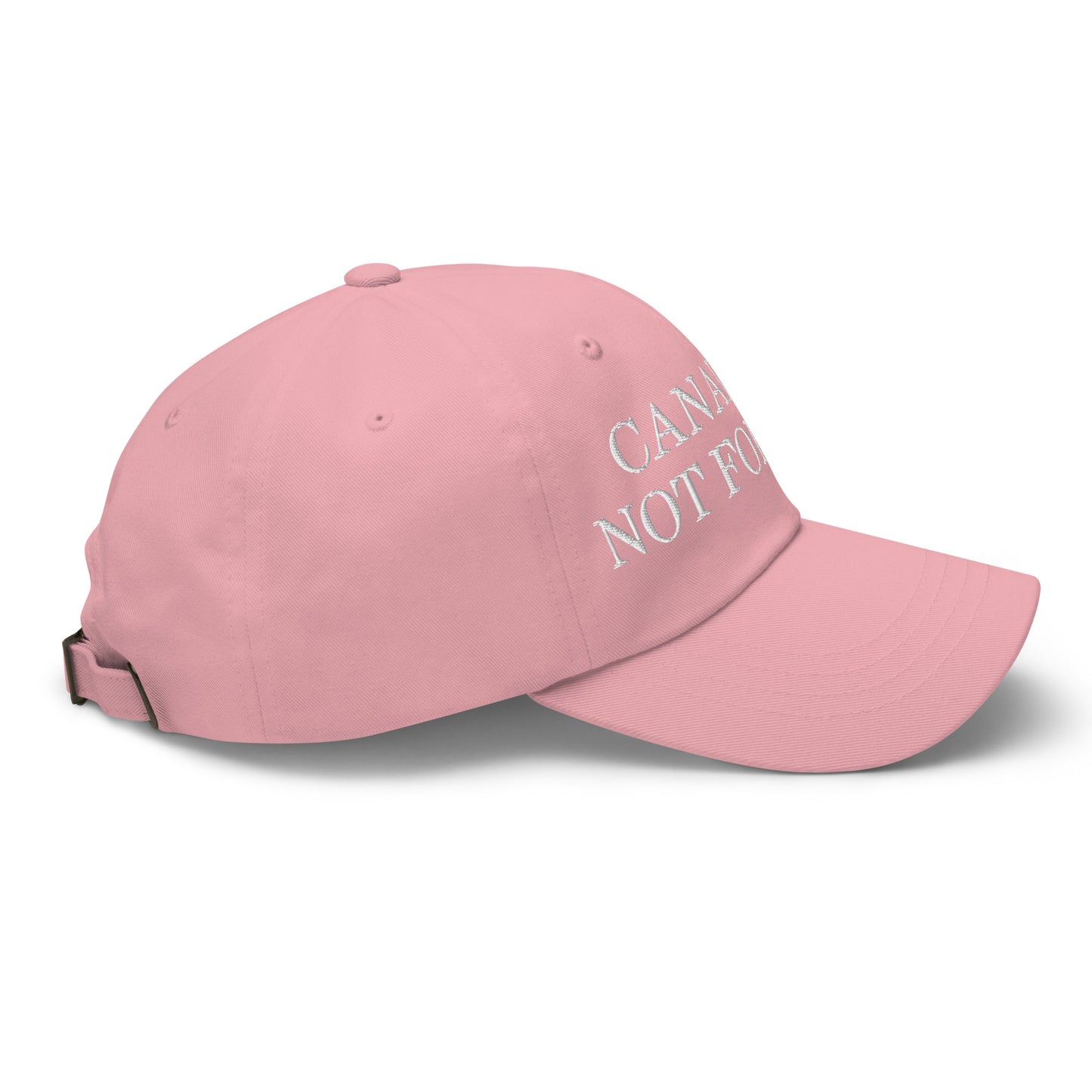 Canada is not for Sale Embroidered Dad Hat Pink