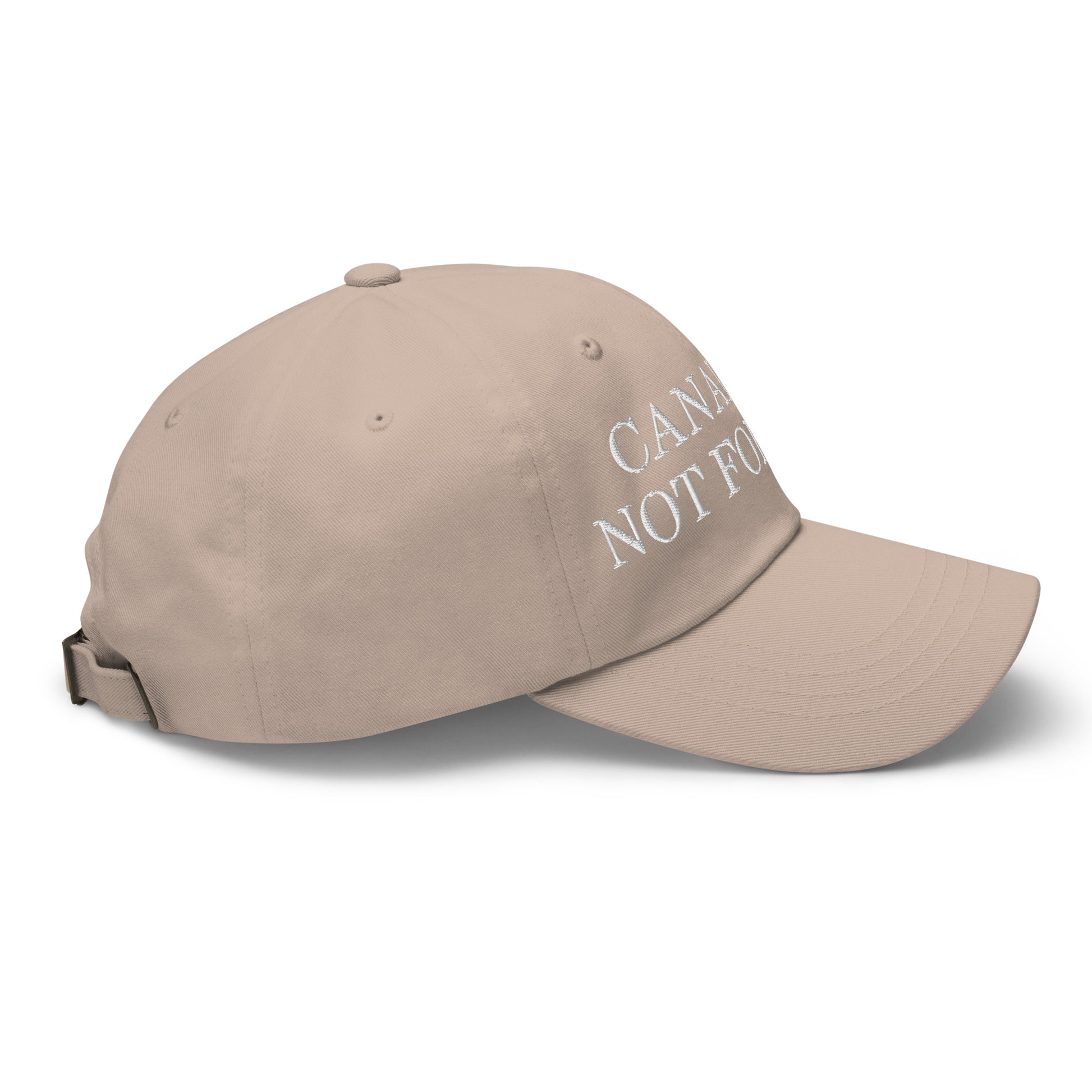 Canada is not for Sale Embroidered Dad Hat Stone