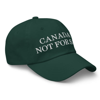 Canada is not for Sale Embroidered Dad Hat Spruce