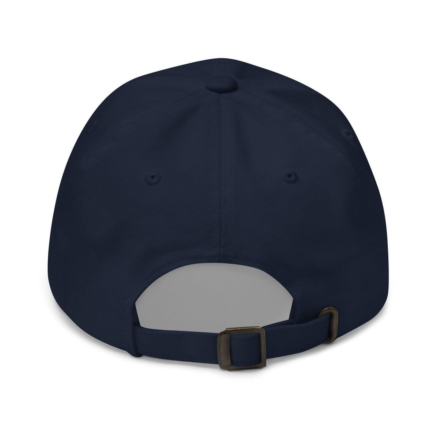 Cat Dad Embroidered Dad Hat Navy