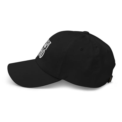 Cat Dad Embroidered Dad Hat Black