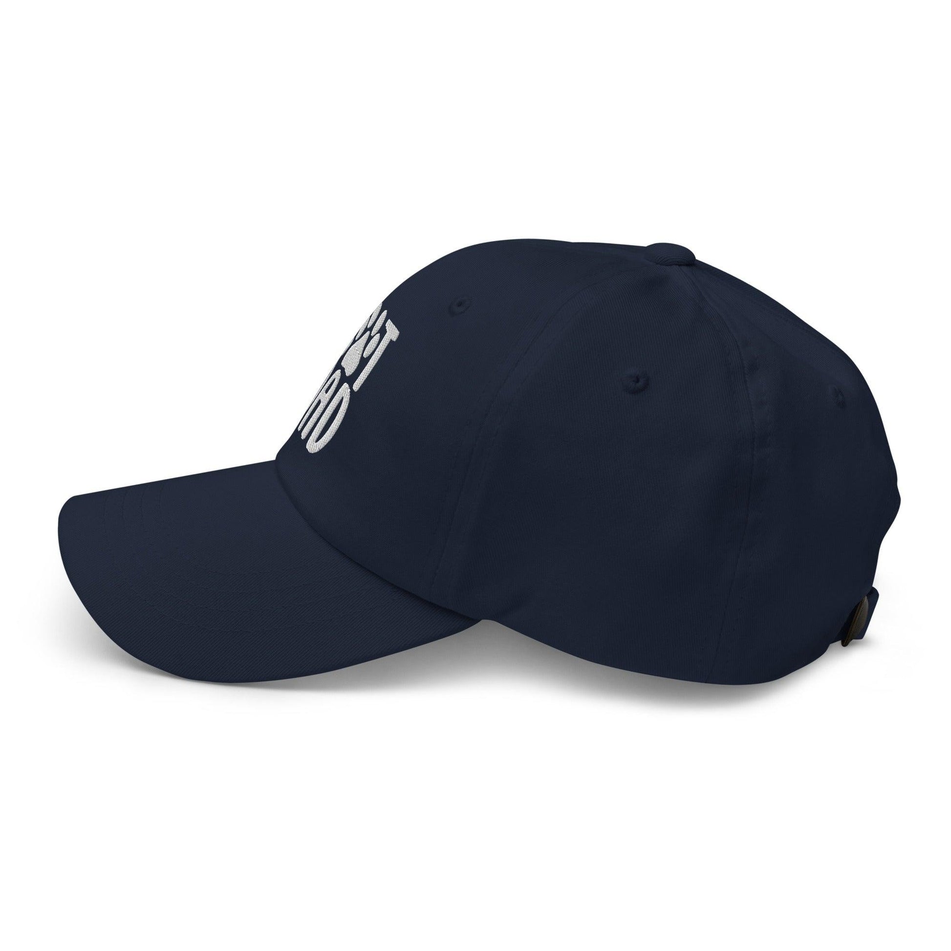 Cat Dad Embroidered Dad Hat Navy