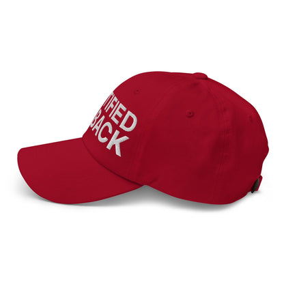 Certified Big Back Embroidered Dad Hat Cranberry