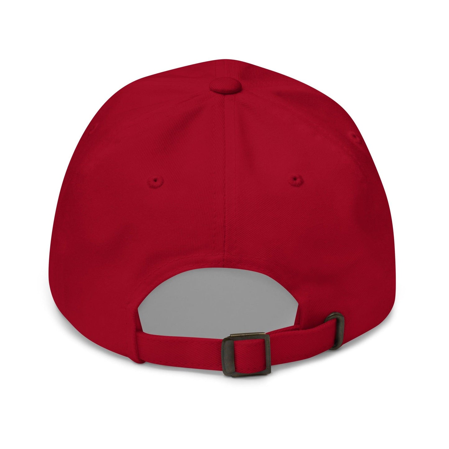 Certified Big Back Embroidered Dad Hat Cranberry