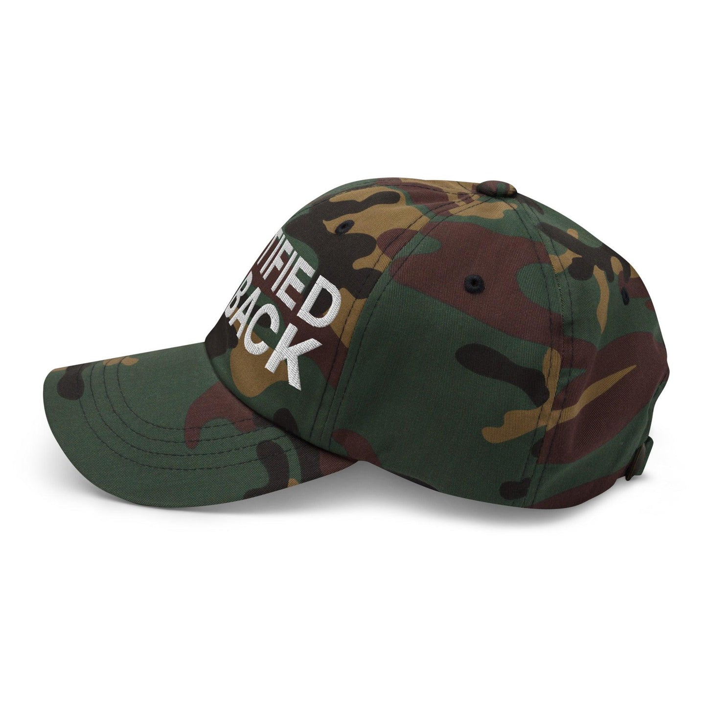 Certified Big Back Embroidered Dad Hat Green Camo