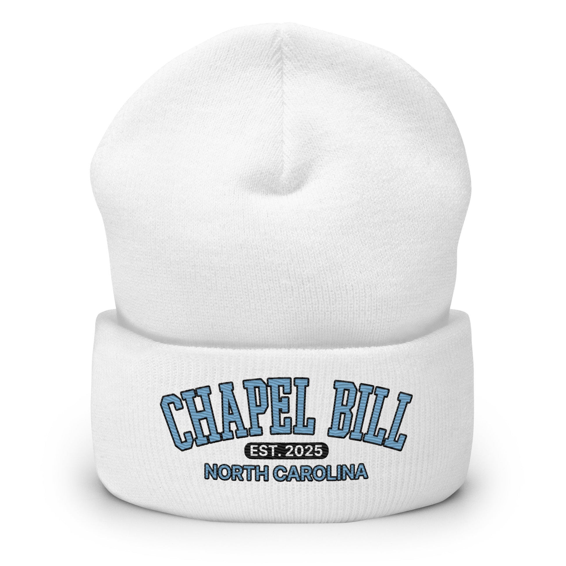 Chapel Bill Belichick Coach UNC Embroidered Knit Cuffed Beanie Default Title