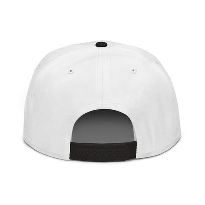 Chapel Bill Belichick Coach UNC Flat Bill Brim Snapback Hat Black White White