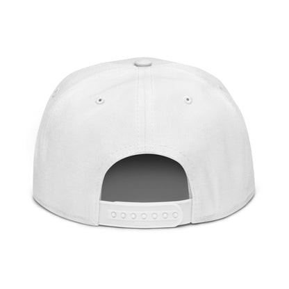 Chapel Bill Belichick Coach UNC Flat Bill Brim Snapback Hat White