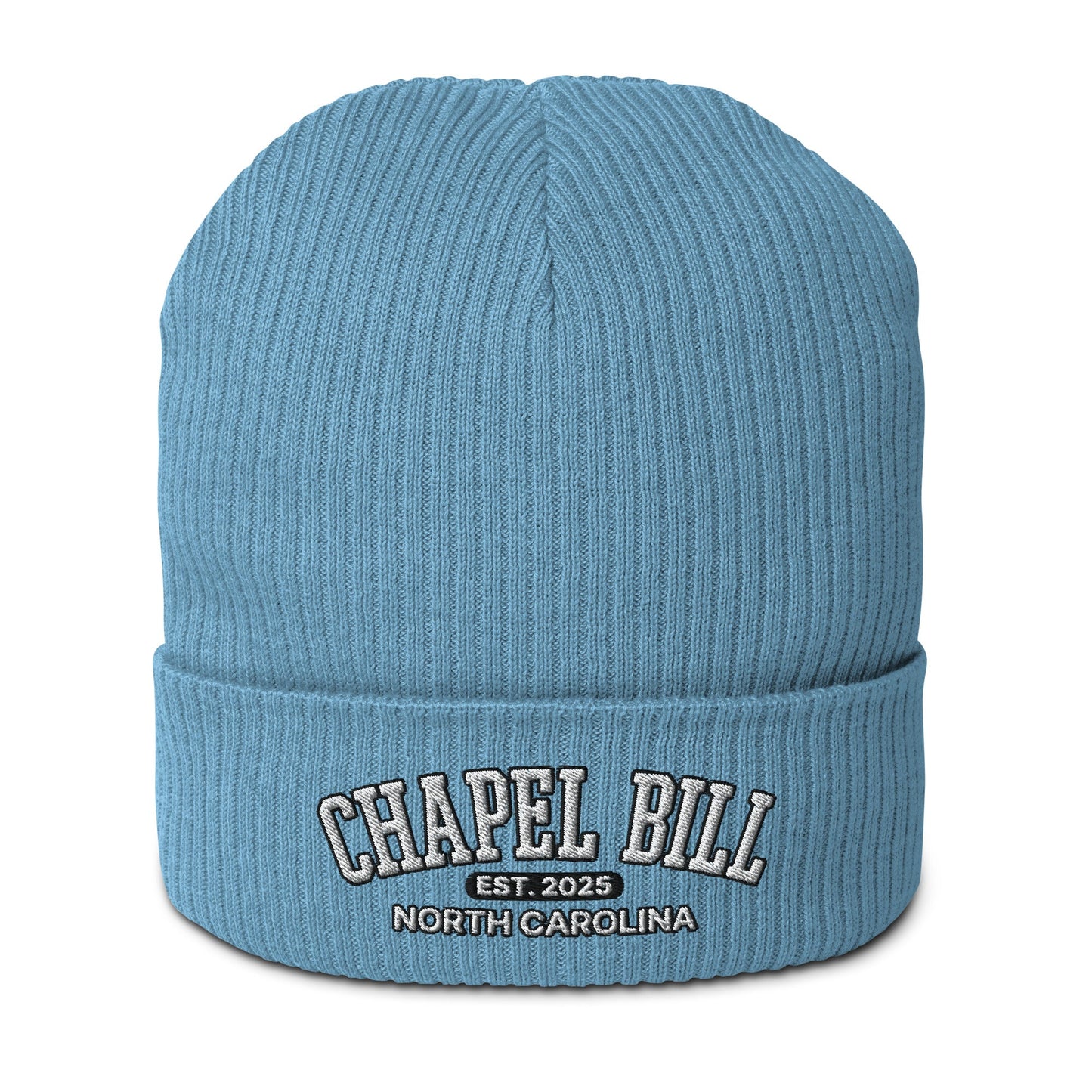 Chapel Bill Belichick UNC Coach Embroidered Ribbed Beanie Default Title